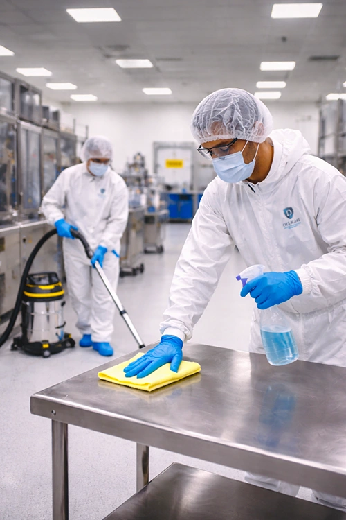 Class 8 controlled environment cleaning specialist in Dubai