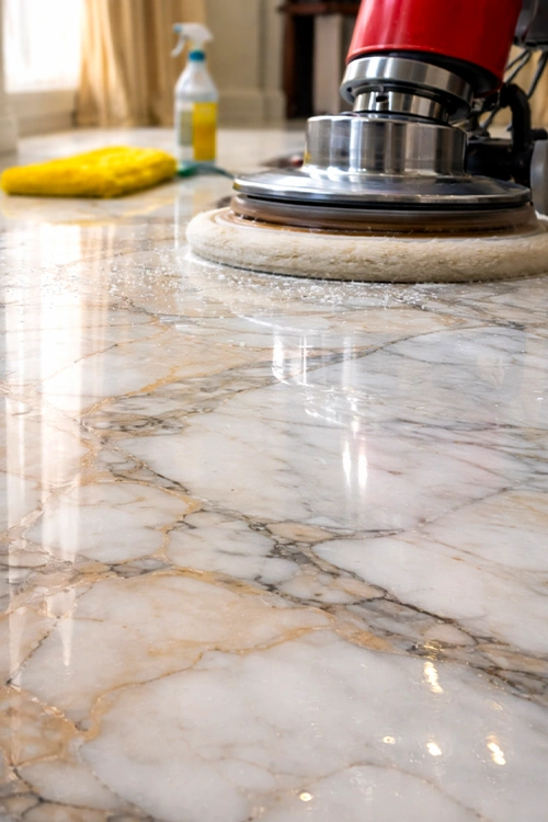 Marble crystallization and floor polishing specialist in Dubai